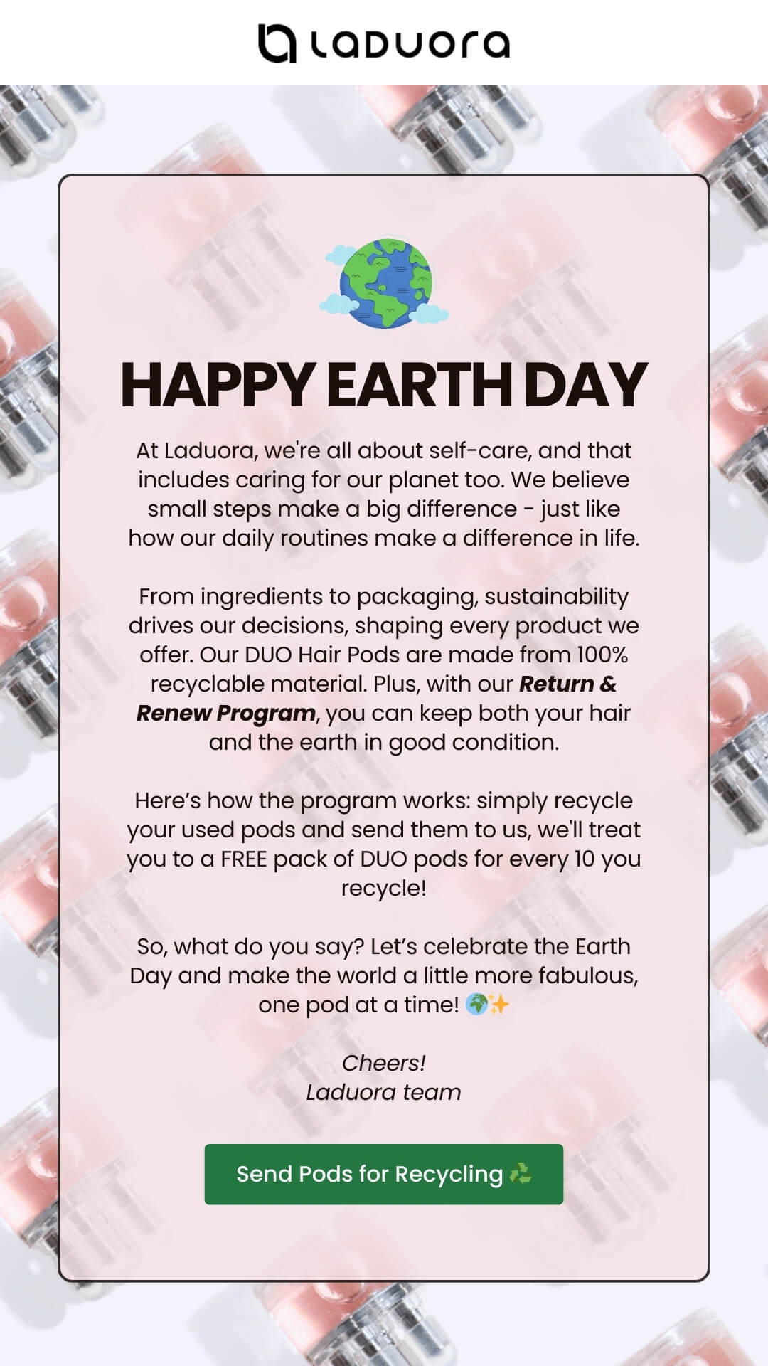 Happy Earth Day from Laduora 